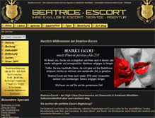 Tablet Screenshot of beatrice-escort.com